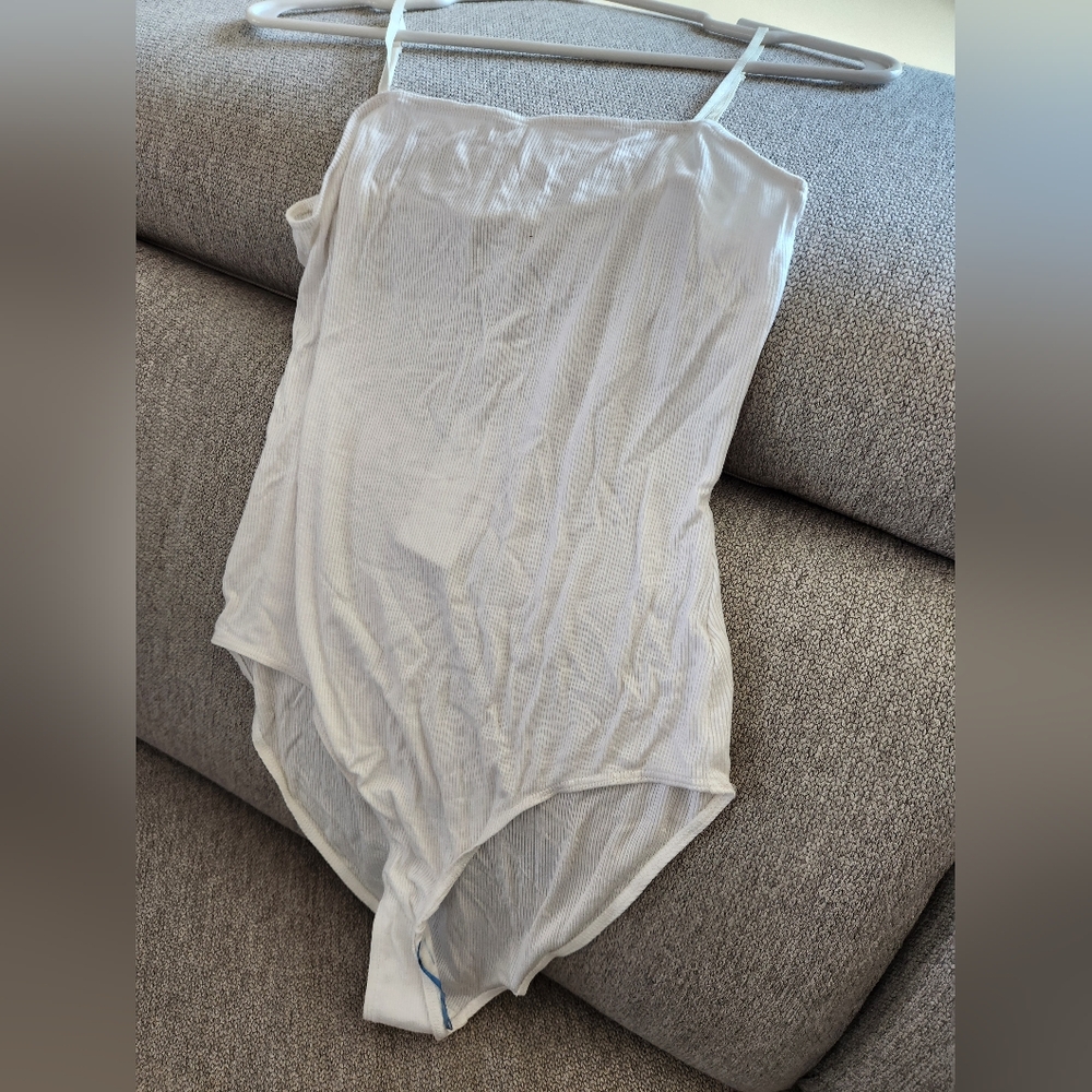 American Apparel sheer tank bodysuit